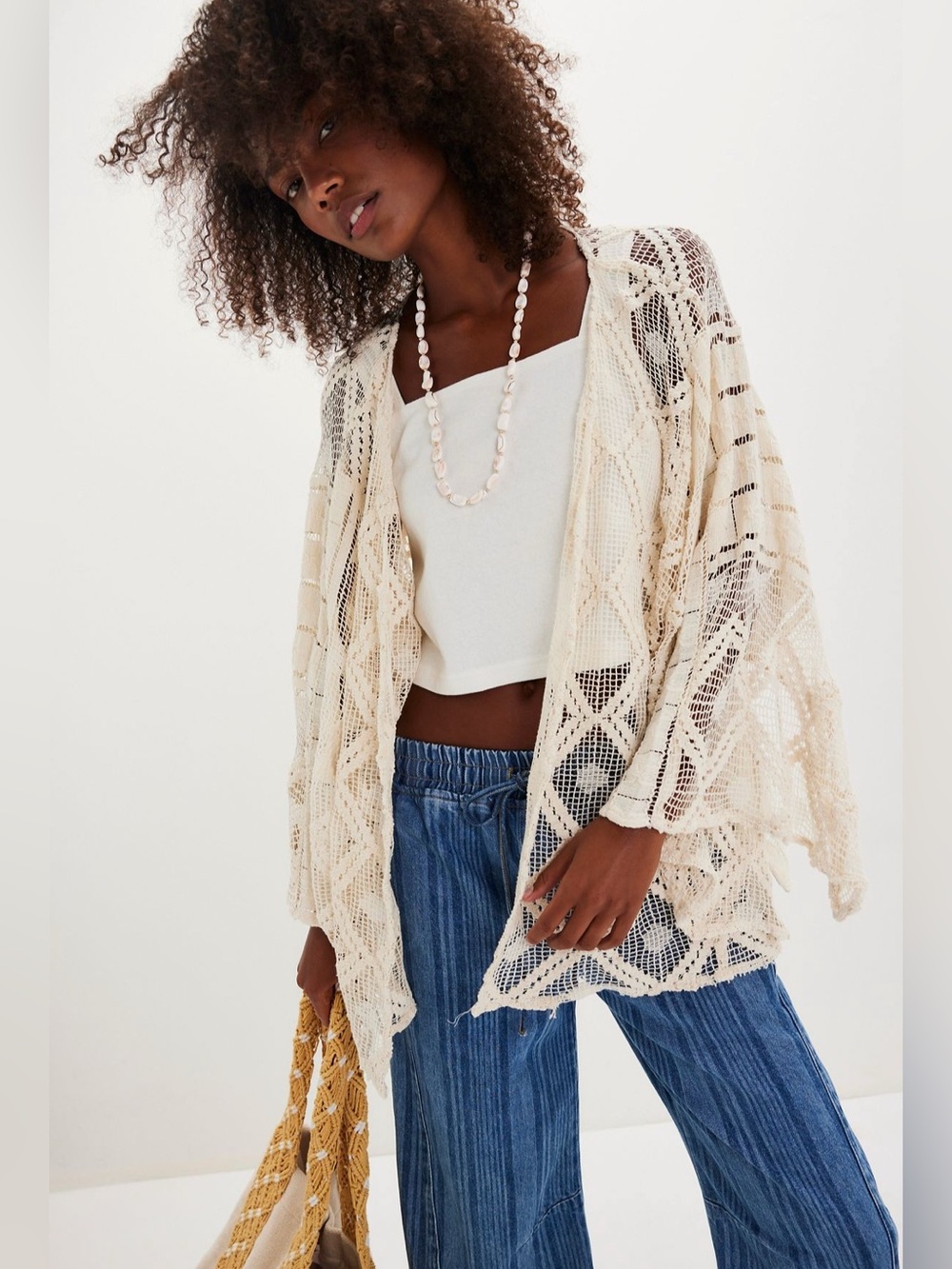 NWT Free People Off The Coast
Crochet Layer O/S